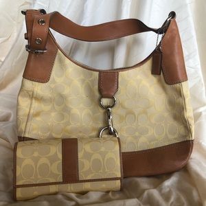 coach purse and wallet set